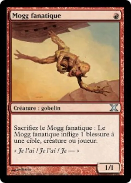 Mogg fanatique, carte Magic 10E 219 — extension Dixième édition
