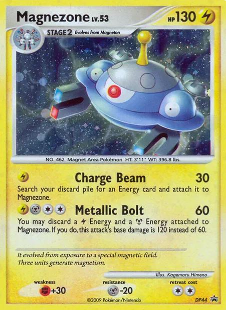 Magnézone, carte Pokémon DP 44 — extension Promo DP