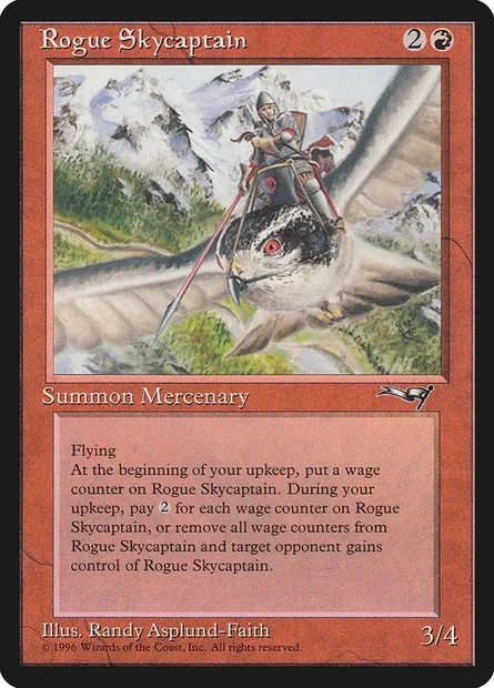Rogue Skycaptain, Magic card ALL 79 — Alliances set