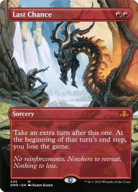 Last Chance, Magic card DMR 435 — Dominaria Remastered set