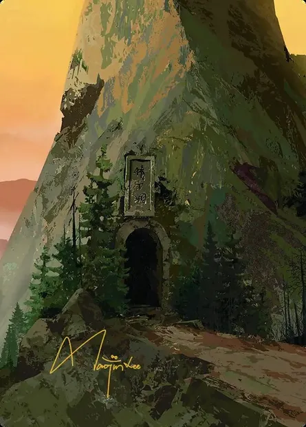 Mountain // Mountain, carte Magic ATLA 53 — extension Avatar: the Last Airbender Art Series