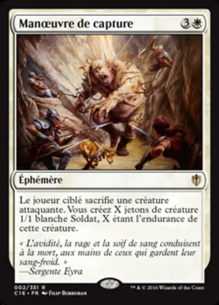 Manœuvre de capture, carte Magic C16 2 — extension Commander 2016