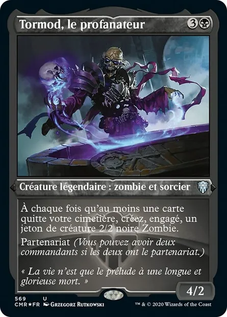 Tormod, le profanateur, carte Magic CMR 569 — extension Commander Legends