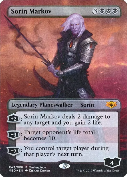 Sorin Markov, carte Magic MED RA3 — extension Mythic Edition
