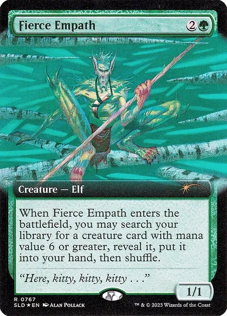 Fierce Empath, Magic card SLD 767 — Secret Lair Drop set