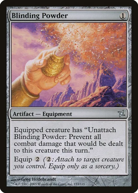 Blinding Powder, Magic card BOK 153 — Betrayers of Kamigawa set