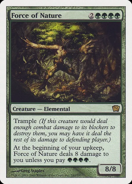 Force of Nature, Magic card 9ED 242 — Ninth Edition set