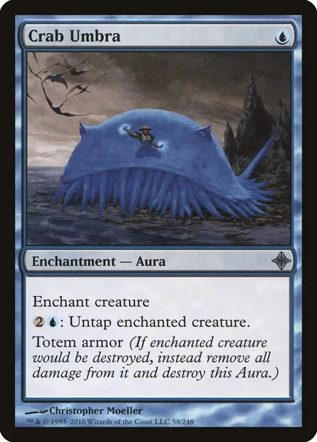 Crab Umbra, Magic card ROE 58 — Rise of the Eldrazi set