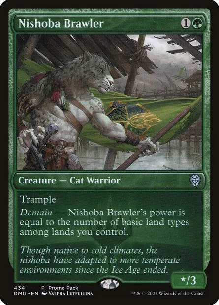 Nishoba Brawler, Magic card DMU 434 — Dominaria United set