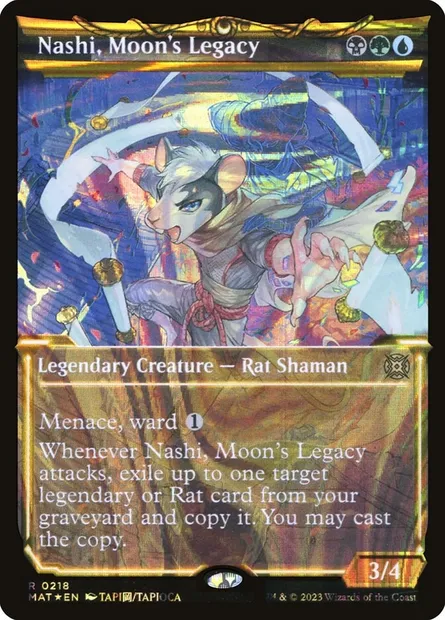 Nashi, Moon's Legacy, Magic card MAT 218 — March of the Machine: The Aftermath set