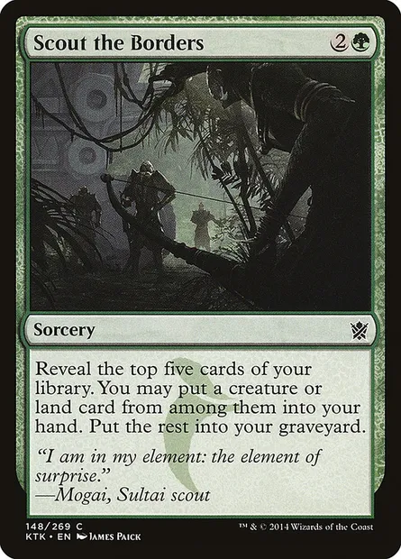 Scout the Borders, Magic card KTK 148 — Khans of Tarkir set