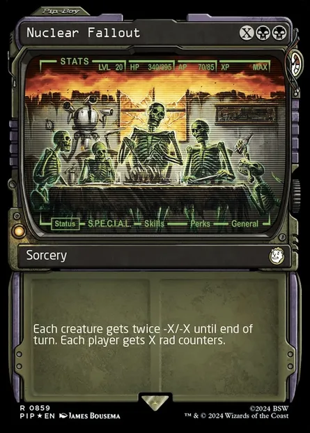 Nuclear Fallout, Magic card PIP 859 — Fallout set