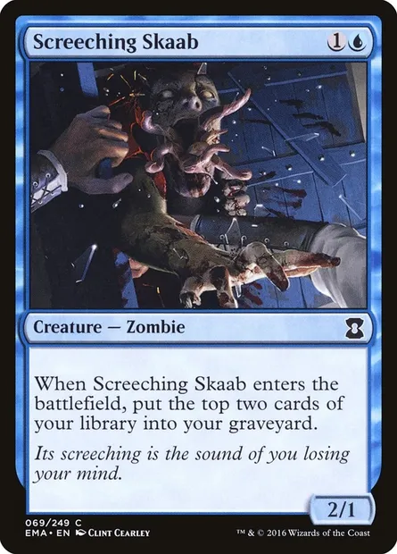 Skaab grinçant, carte Magic EMA 69 — extension Eternal Masters