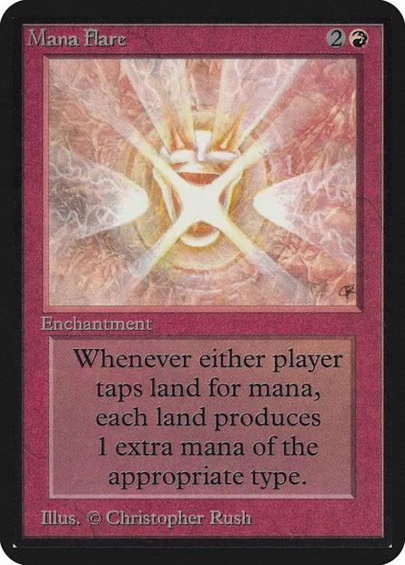 Mana Flare, Magic card LEA 162 — Limited Edition Alpha set