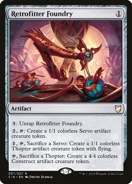 Retrofitter Foundry, Magic card C18 57 — Commander 2018 set
