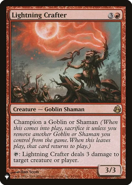 Lightning Crafter, Magic card PLST MOR-93 — The List set
