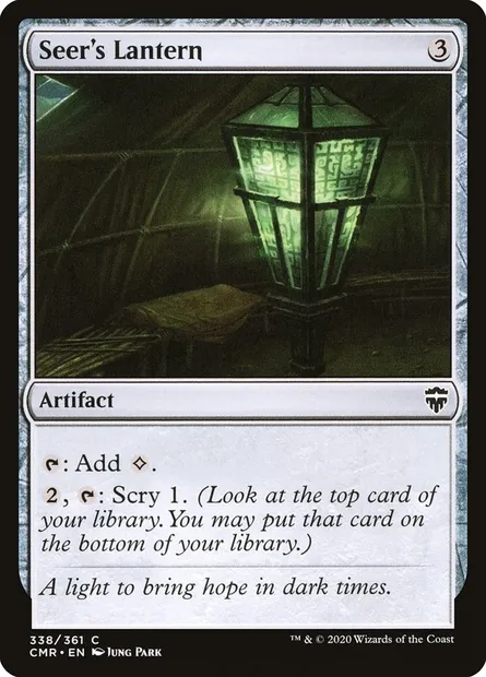Seer's Lantern, Magic card CMR 338 — Commander Legends set