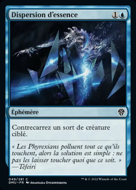 Dispersion d'essence, carte Magic DMU 49 — extension Dominaria Uni