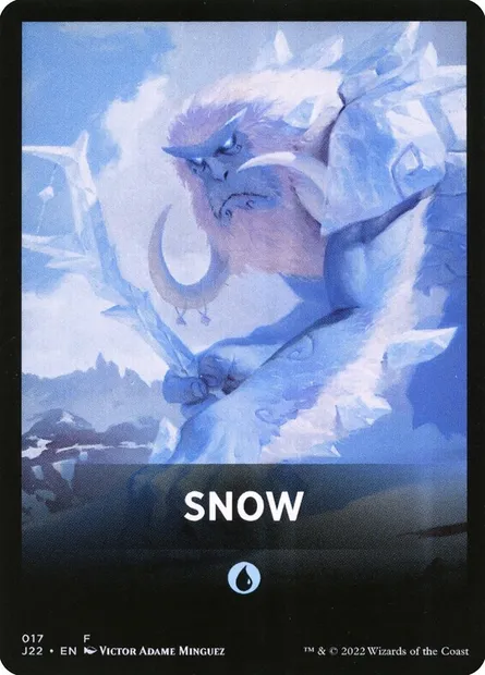 Snow, carte Magic FJ22 17 — extension Jumpstart 2022 Front Cards
