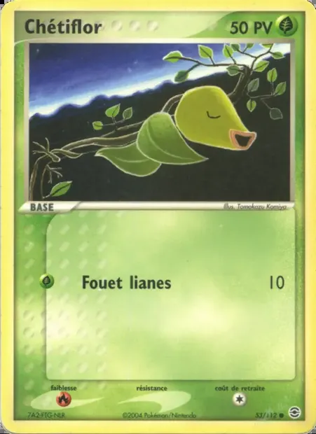 Chétiflor, carte Pokémon RG 53 — extension EX Rouge Feu & Vert Feuille
