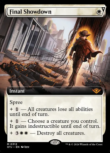 Final Showdown, Magic card OTJ 312 — Outlaws of Thunder Junction set