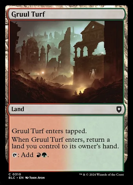 Gruul Turf, Magic card BLC 310 — Bloomburrow Commander set