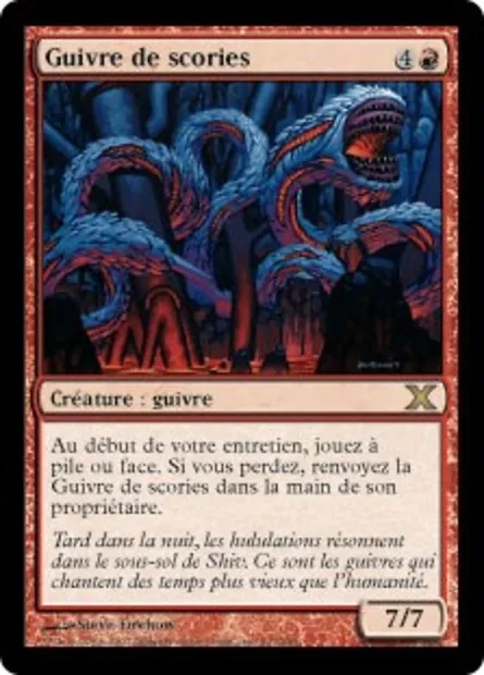 Guivre de scories, carte Magic 10E 227 — extension Dixième édition