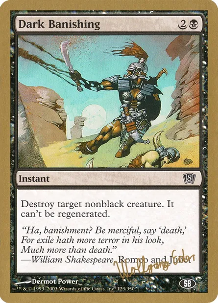 Dark Banishing, Magic card WC03 we123sb — World Championship Decks 2003 set