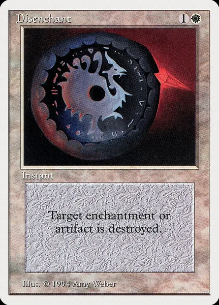 Disenchant, Magic card SUM 17 — Summer Magic / Edgar set