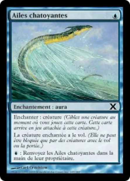 Ailes chatoyantes, carte Magic 10E 107 — extension Dixième édition