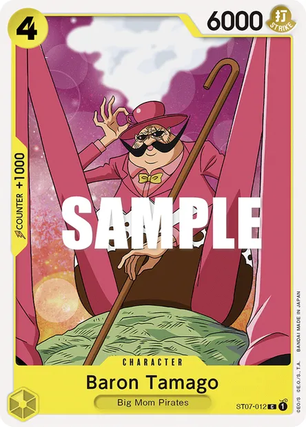 Baron Tamago, carte One Piece ST07-012 — extension Big Mom Pirates