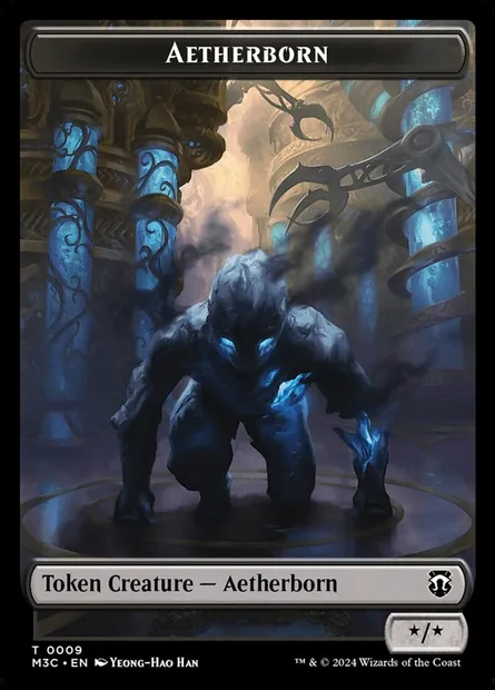 Aetherborn, Magic card TM3C 9 — Modern Horizons 3 Commander Tokens set