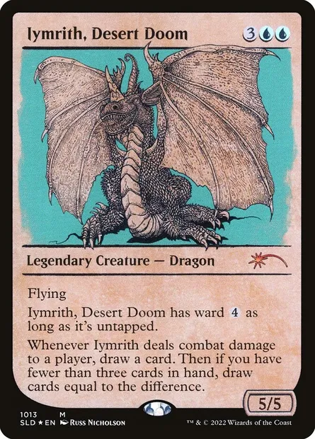 Iymrith, Desert Doom, Magic card SLD 1013 — Secret Lair Drop set