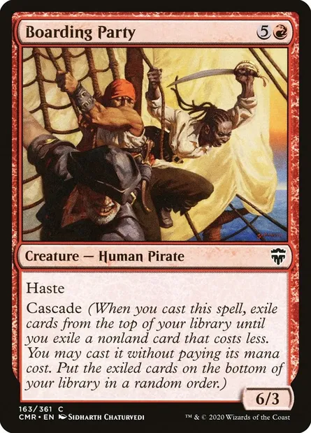 Boarding Party, Magic card CMR 163 — Commander Legends set