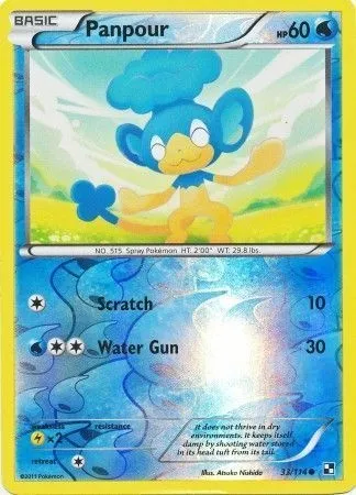 Panpour, Pokémon card PR 033 — Assorted Promos set
