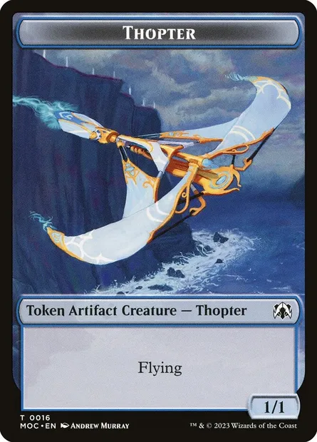 Thopter, Magic card TMOC 16 — March of the Machine Commander Tokens set