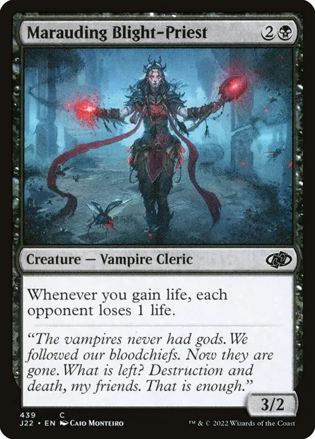 Marauding Blight-Priest, Magic card J22 439 — Jumpstart 2022 set
