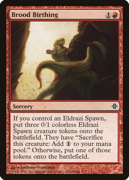Brood Birthing, Magic card ROE 138 — Rise of the Eldrazi set