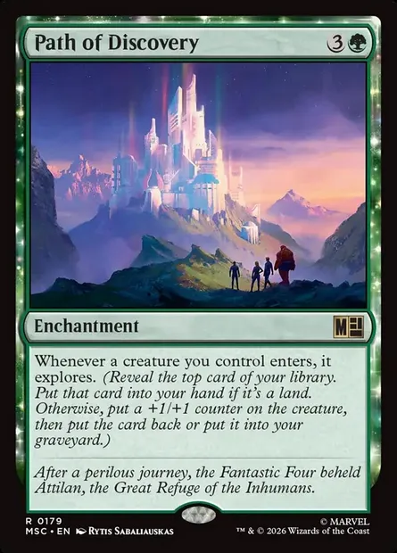 Path of Discovery, Magic card MSC 179 — Marvel Super Heroes Commander set