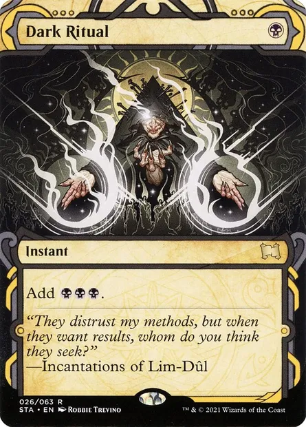 Dark Ritual, Magic card STA 26 — Strixhaven Mystical Archive set