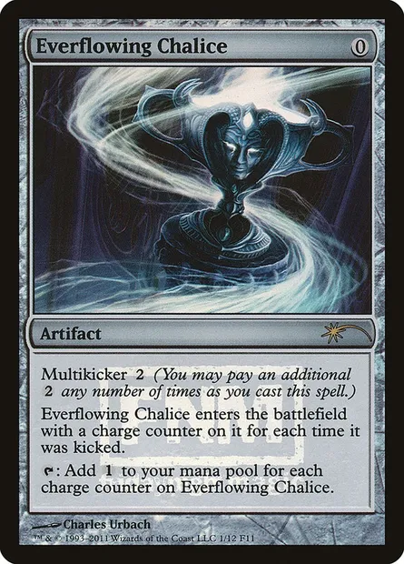 Everflowing Chalice, Magic card F11 1 — Friday Night Magic 2011 set