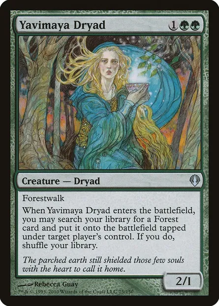 Yavimaya Dryad, Magic card ARC 75 — Archenemy set