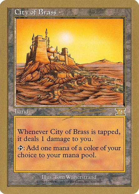 Cité d'airain, carte Magic WC00 nl321 — extension World Championship Decks 2000