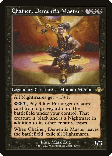 Chainer, Dementia Master, Magic card DMR 299 — Dominaria Remastered set