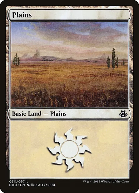 Plains, Magic card DDO 30 — Duel Decks: Elspeth vs. Kiora set