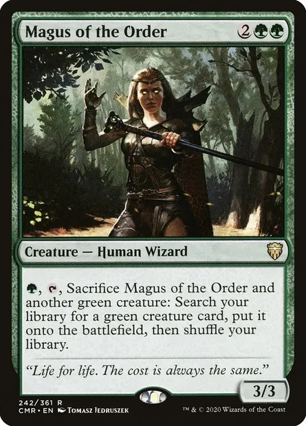 Magus of the Order, Magic card CMR 242 — Commander Legends set