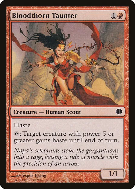 Bloodthorn Taunter, Magic card ALA 94 — Shards of Alara set