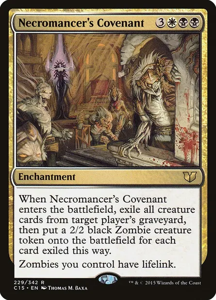 Necromancer's Covenant, Magic card C15 229 — Commander 2015 set