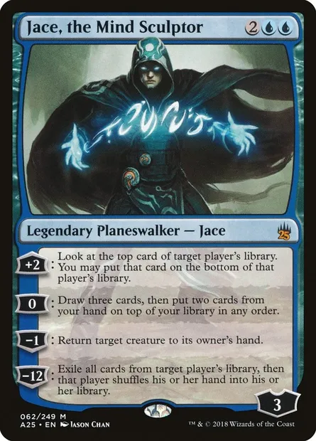 Jace, the Mind Sculptor, Magic card A25 62 — Masters 25 set