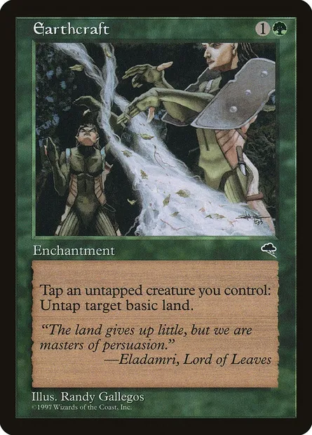 Earthcraft, Magic card TMP 222 — Tempest set